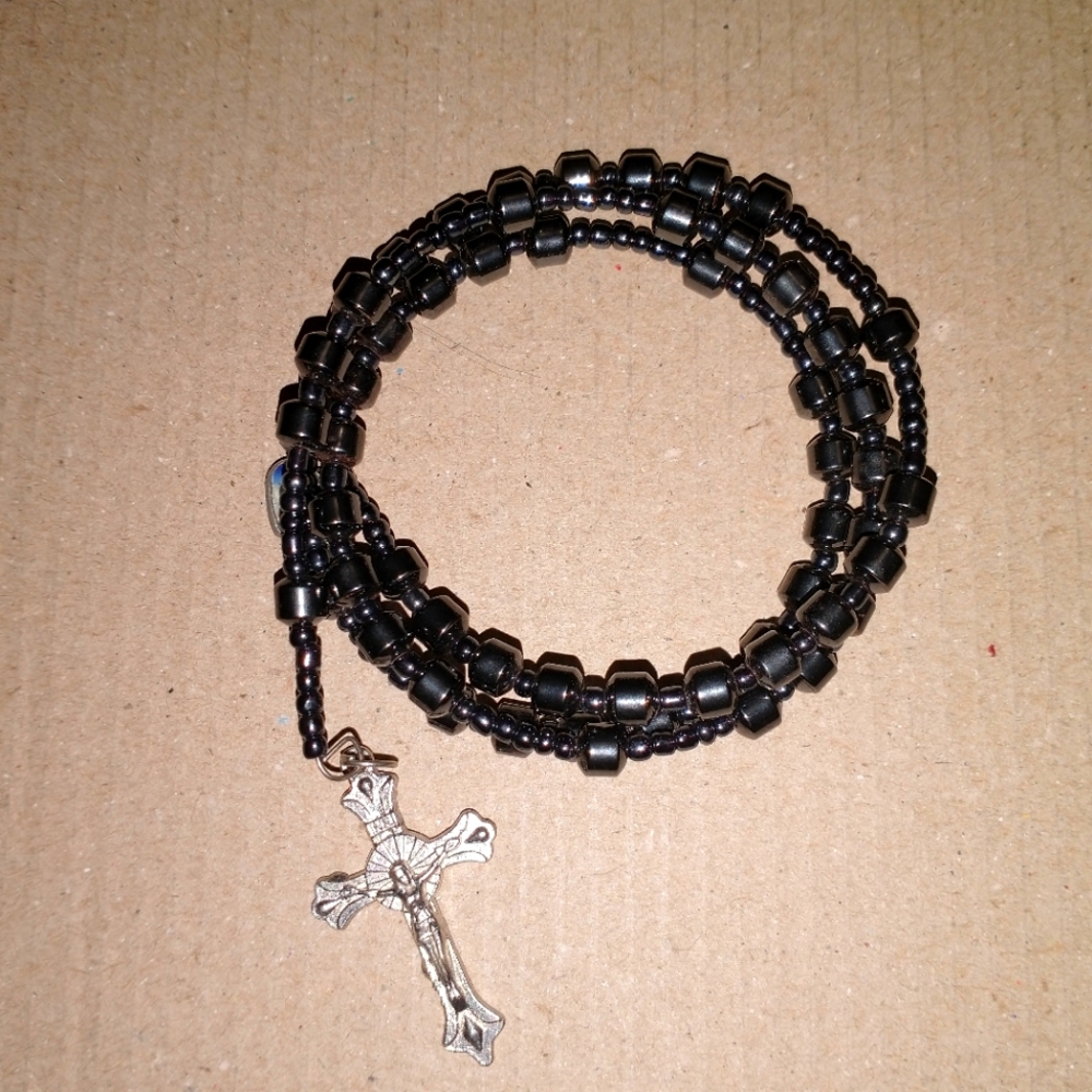 Black cross Bracelet